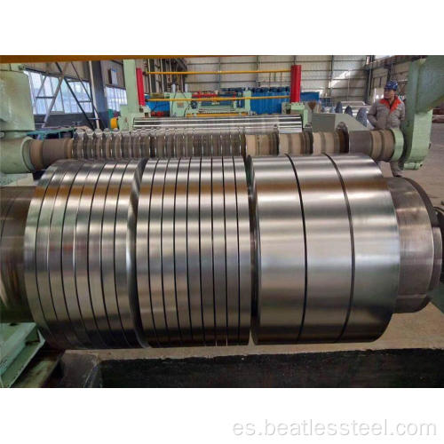 Bobina de acero galvanizado Tira de acero de 20-600 mm de ancho